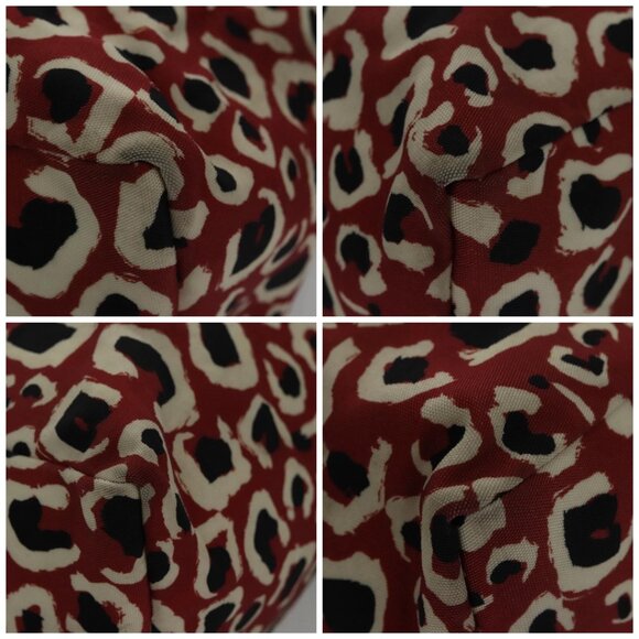 GUCCI Tote Bag Canvas White Red 282439 Auth 106058 - Picture 14 of 16